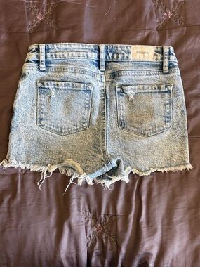 RSQ Light Blue Distressed Denim Cutoff Shorts